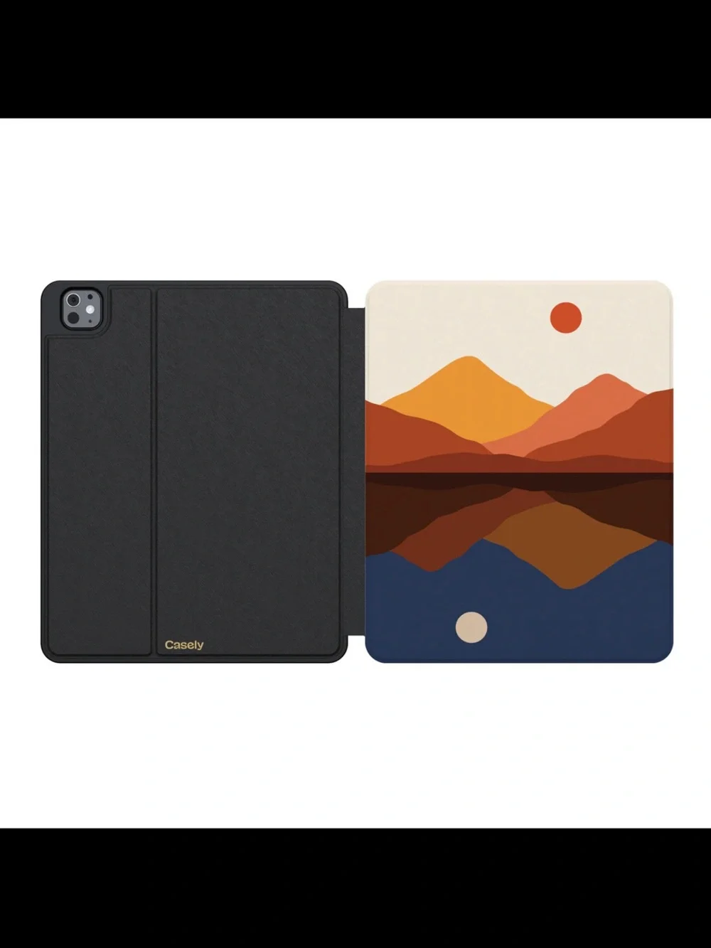 Casely Opposites Attract Mountain Apple IPad Pro Folio Case (5th/6th Gen)